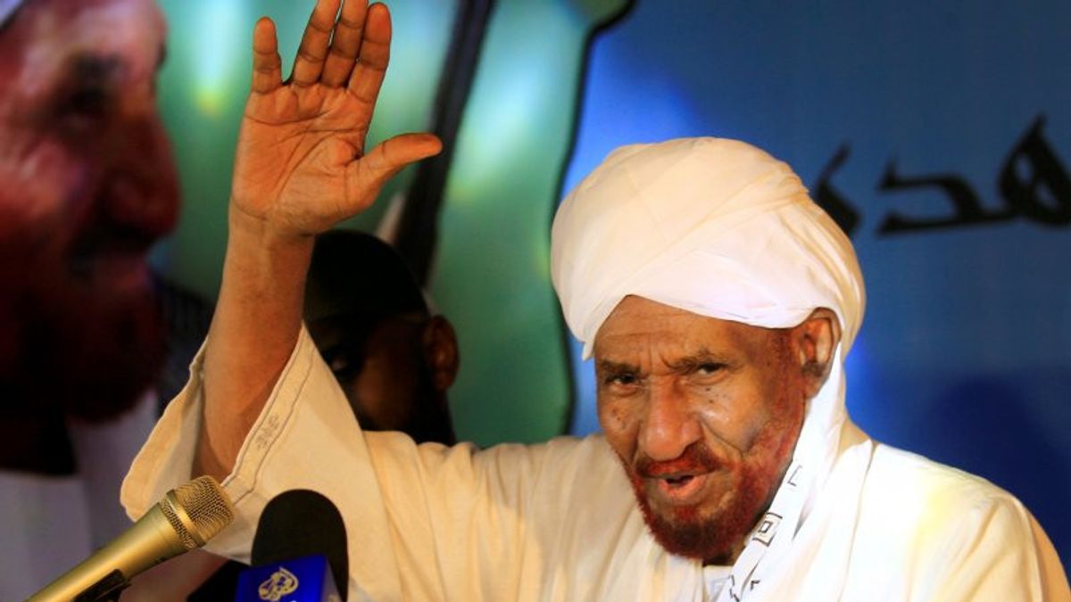 Mantan PM Sudan Sadiq al-Mahdi Meninggal karena Virus Corona