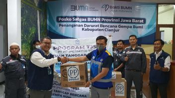 PTPP Salurkan Bantuan untuk Korban Terdampak Bencana Alam Gempa Bumi di Cianjur