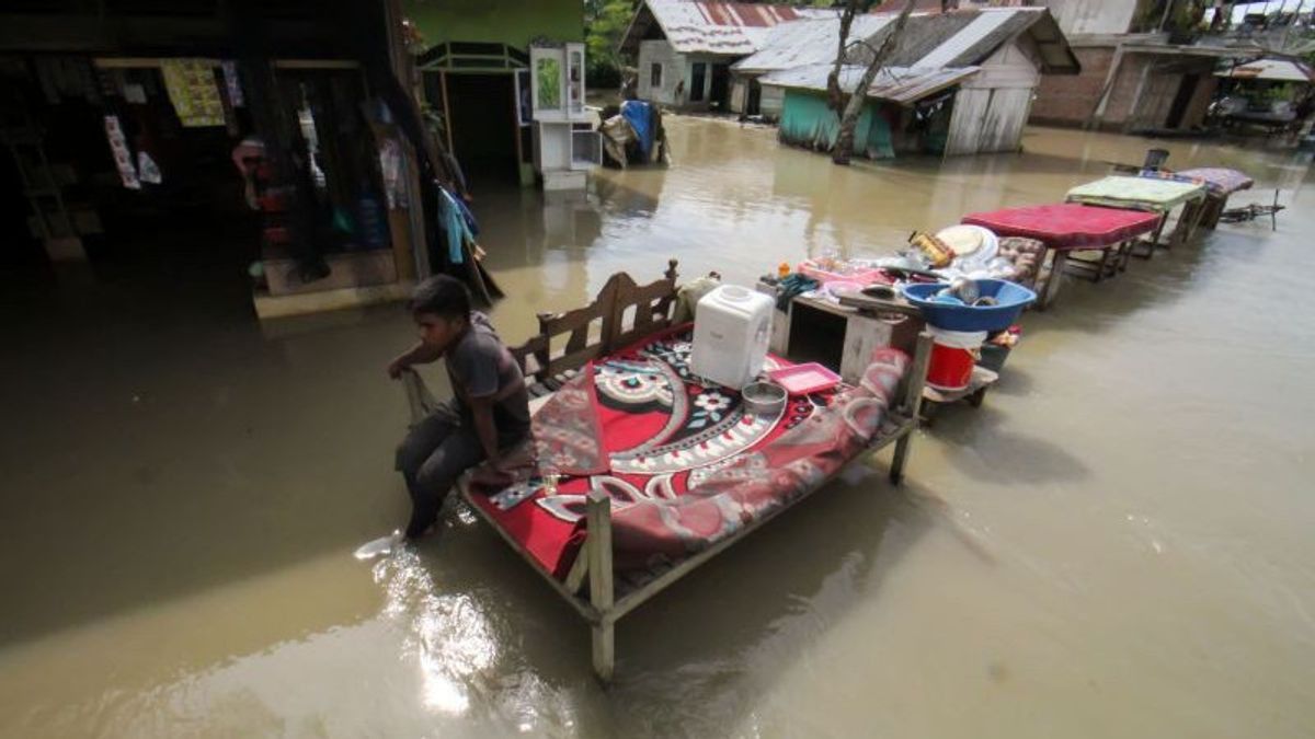 Banjir di Aceh Utara Berangsur Surut