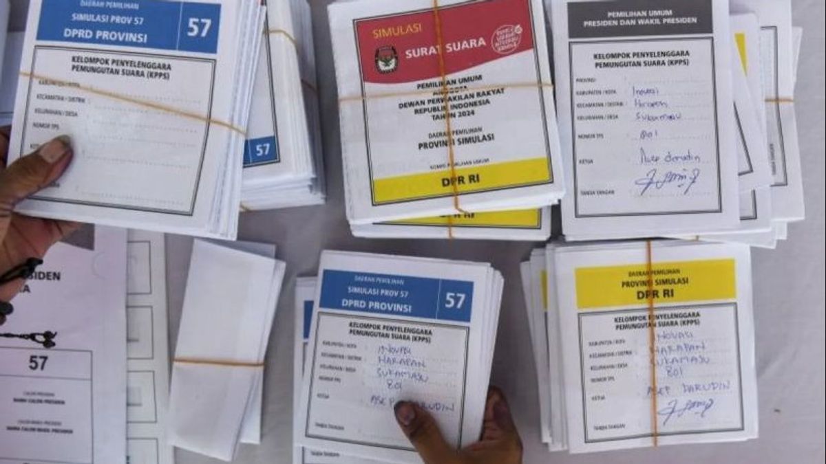 KPU enregistré un vote après le 14 février: 738 TPS Ulang, 117 Avancés, 258 répliques