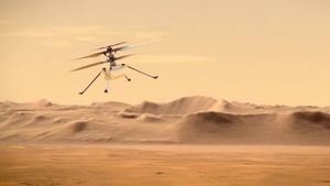 Momen Bersejarah Helikopter Ingenuity NASA Sukses Mengudara di Planet Mars