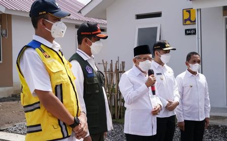 Wapres Ma’ruf Amin Tinjau Pembangunan Hunian Korban Erupsi Semeru