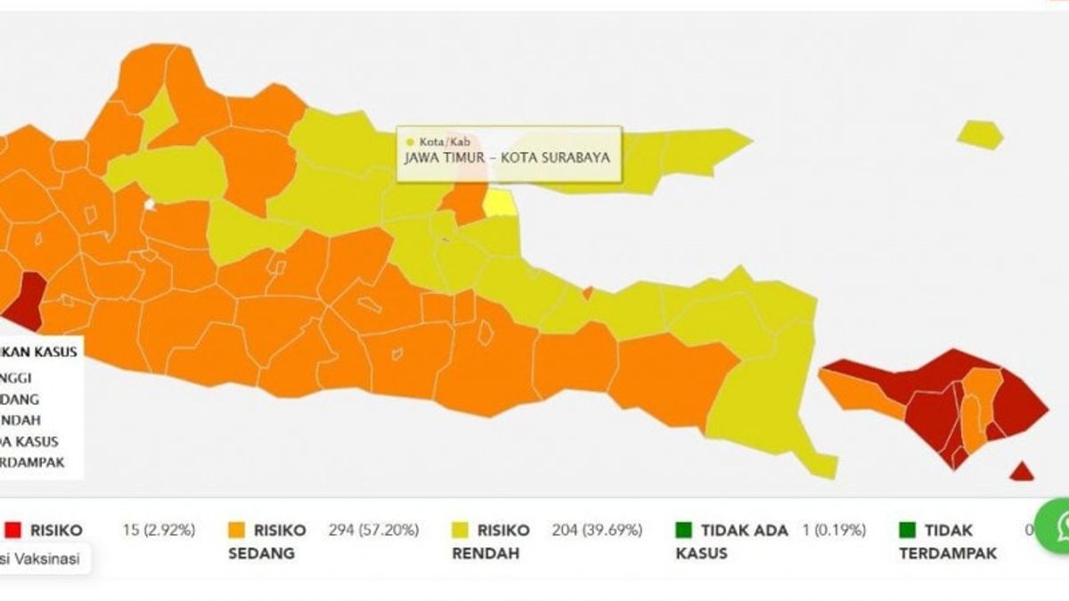 Surabaya Zona Kuning, Wakil Ketua DPRD Surabaya: Ini Pertama Kali dalam Sejarah Pandemi di Surabaya