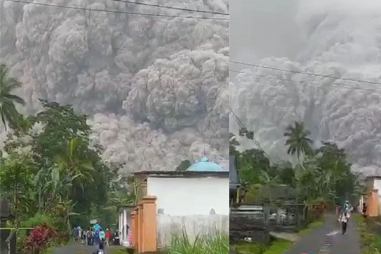 102 warga lumajang terluka erupsi semeru, sebagian besar luka bakar
