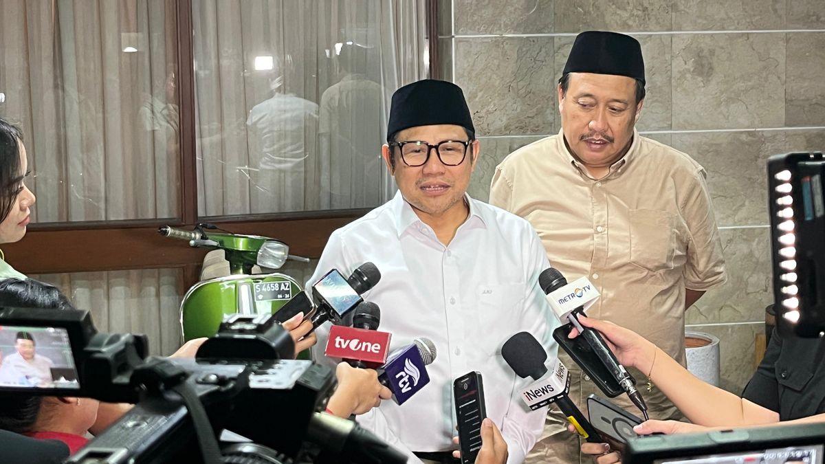 Muhaimin Soal Kans PKB 'Balik Badan Support' Anies:我们加入了KIM,我们将看到事态发展