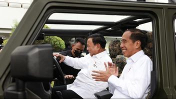 Prabowo Supiri Jokowi Jajal Rantis Maung，Gerindra 惊讶于尽管他曾参加过 2019 年总统大选，但他更加紧凑