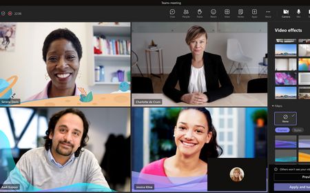 Microsoft Luncurkan Filter untuk Rapat di Teams