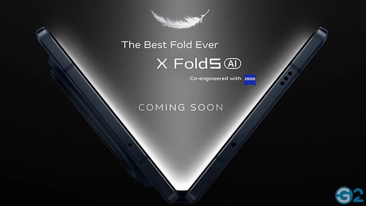 Vivo X Fold 5 Resmi Tampilkan Gambar Perdana, Ungkap Tombol Baru dan Detail Layar