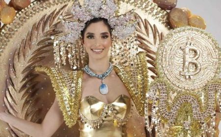 Miss Universe El Salvador Kenakan Simbol Bitcoin dalam Busananya, Bikin Kaget Penonton