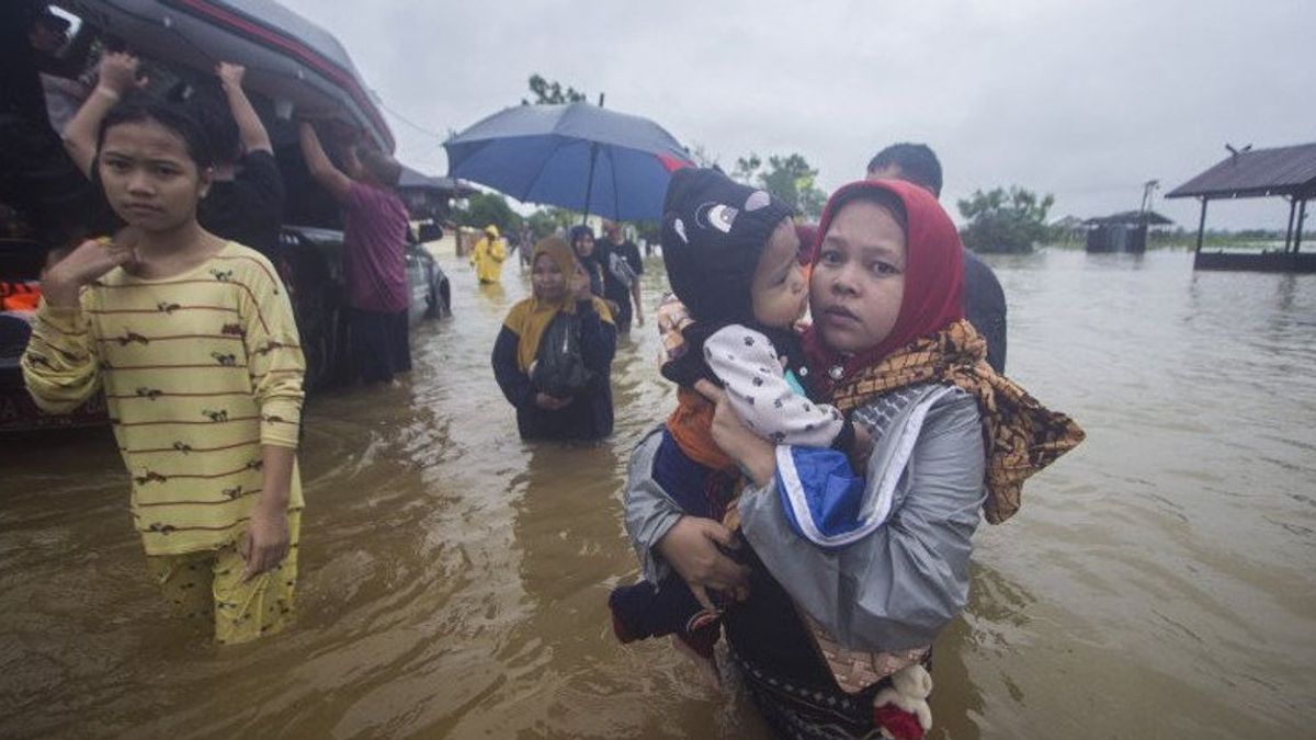 洪水強制カルセル 112,709 避難民