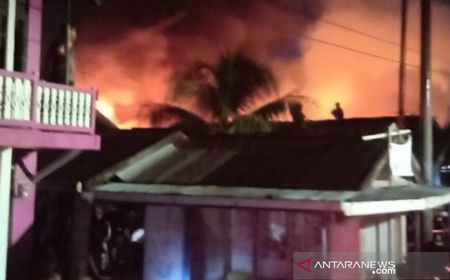 25 Rumah di Banjarmasin Terbakar Akibat Korsleting Listrik, Kerugian Diperkirakan Rp1 Miliar