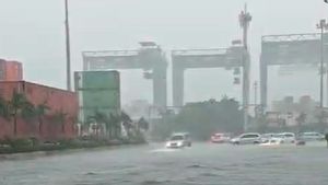 Banjir di Terminal Dermaga Peti Kemas Pelabuhan Tanjung Priok, Aktivitas Terganggu