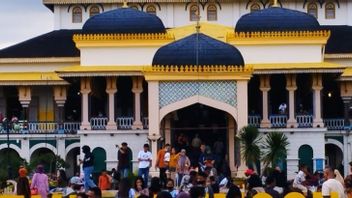 Istana Maimun Medan Padat selama Libur Lebaran