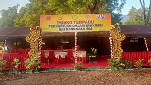 Posko SAR Polri terkait Tenggelamnya KRI Nanggala-402 Didirikan di Celukan Bawang Bali