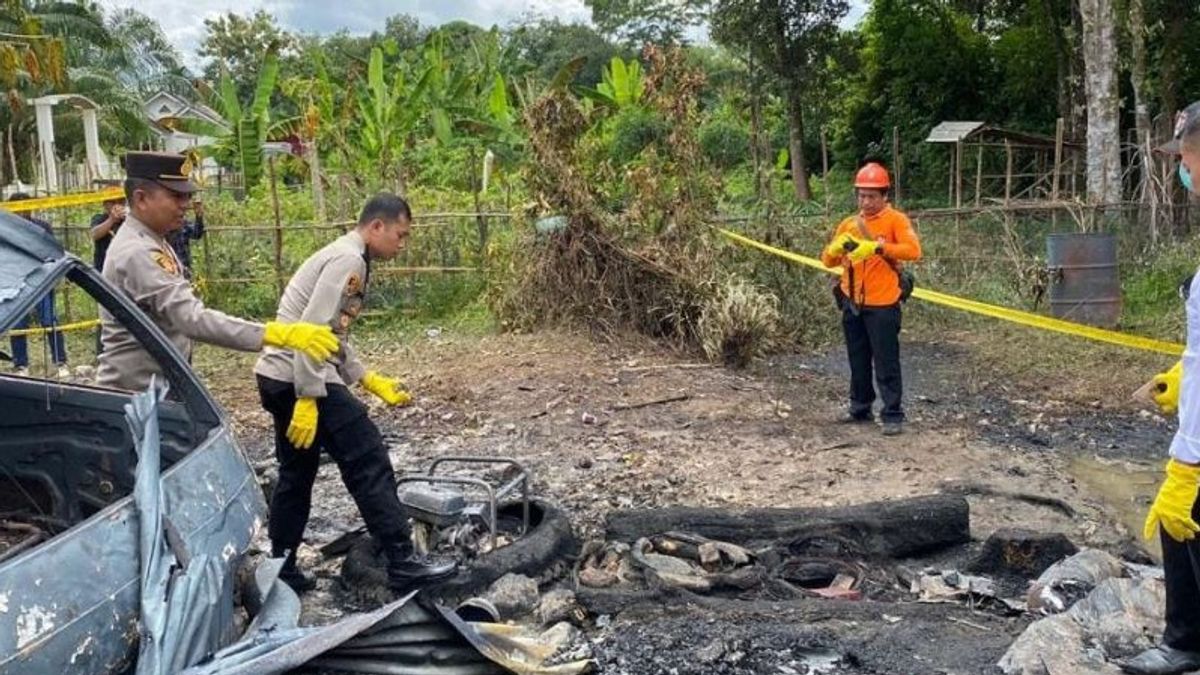 The Explosion Of An Illegal Oil Warehouse In Muara Enim KILLED 3 People