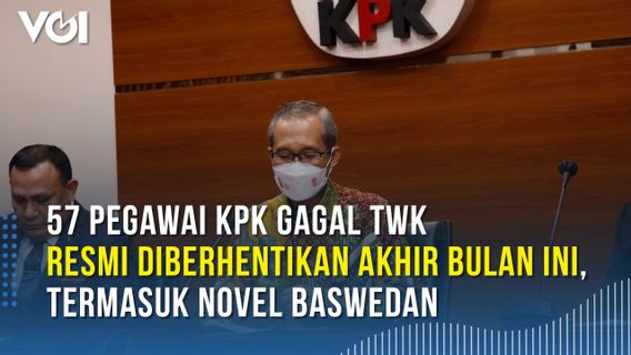 VIDEO: Novel Baswedan Dismissed From The KPK At The End Of This Month, Entered The List Of 57 KPK Employees Who Failed TWK
