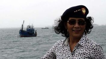 Susi Pudjiastuti在今天的记忆中成为Twitter上最受欢迎的部长,2019年8月18日