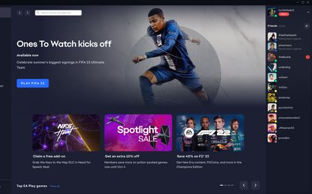 EA Resmi Luncurkan Aplikasi Streaming Gim di PC, Gantikan Origin