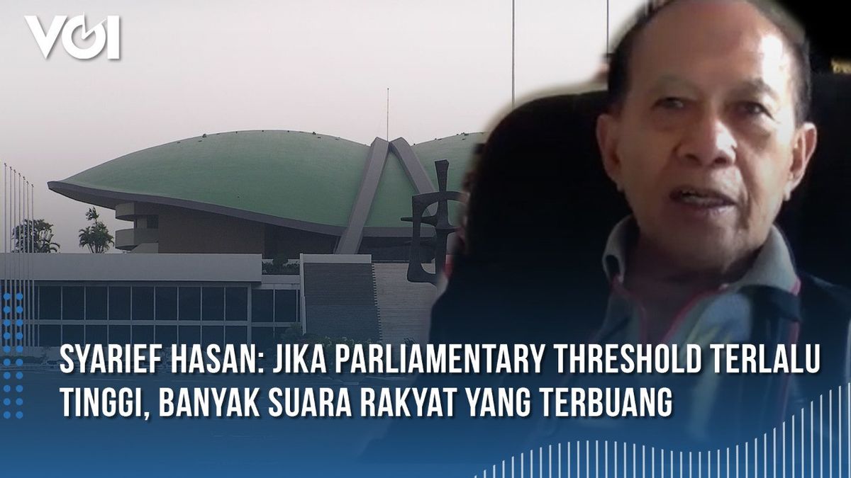 VIDEO: Syarief Hasan Tolak Usul Ambang Batas Parlemen 7 Persen Usulan Surya Paloh