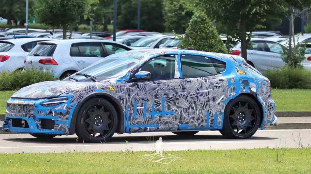 Ferrari's First Electric Car Caught On Camera Again, Accompanied By V8 Engine Immitation Sounds