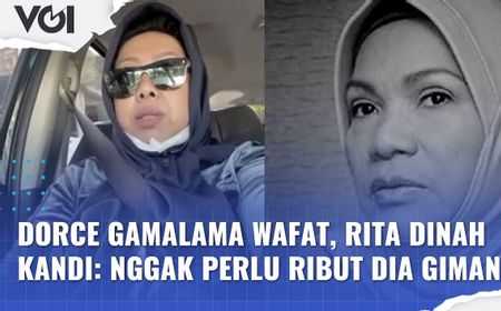 VIDEO: Dorce Gamalama Wafat, Rita Dinah Kandi: Nggak Perlu Ribut Dia Gimana