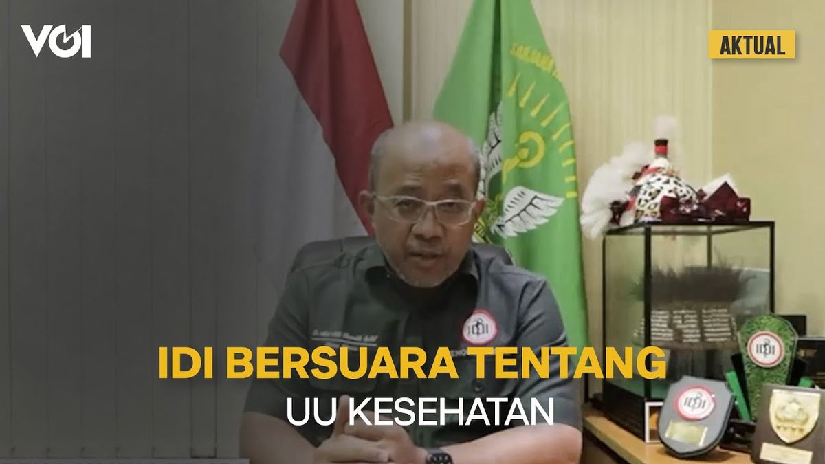 VIDEO: Complete Statement Of The General Chairperson Of PB IDI Regarding The Ratification Of The Health Law