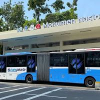 Imbas Proyek MRT, Halte Transjakarta Kebon Sirih Arah Blok M Ditutup Sementara 