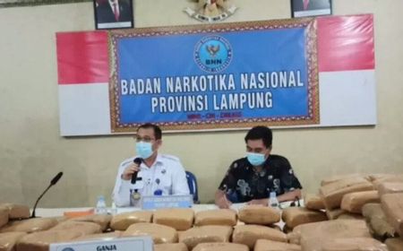 BNNP Gagalkan Pengiriman 248,057 Kilogram Ganja yang Dikendalikan Napi Lapas Rajabasa