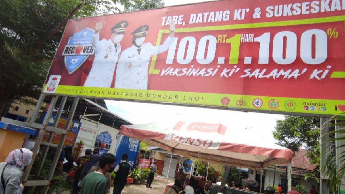 Le Gouvernement De La Ville De Makassar Accélère La Vaccination Contre La COVID-19 Dans 100 Quartiers