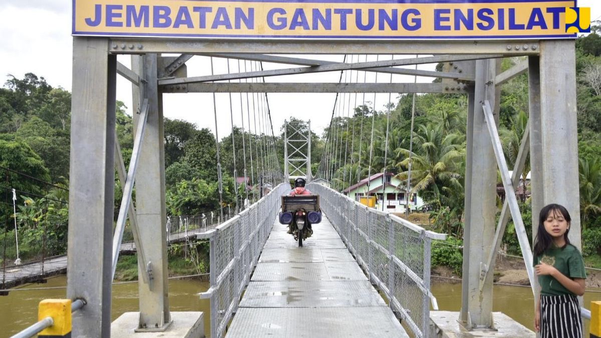 Kementerian PUPR Bangun 410 Jembatan Gantung Selama 6 Tahun Terakhir, Terpanjang di Papua