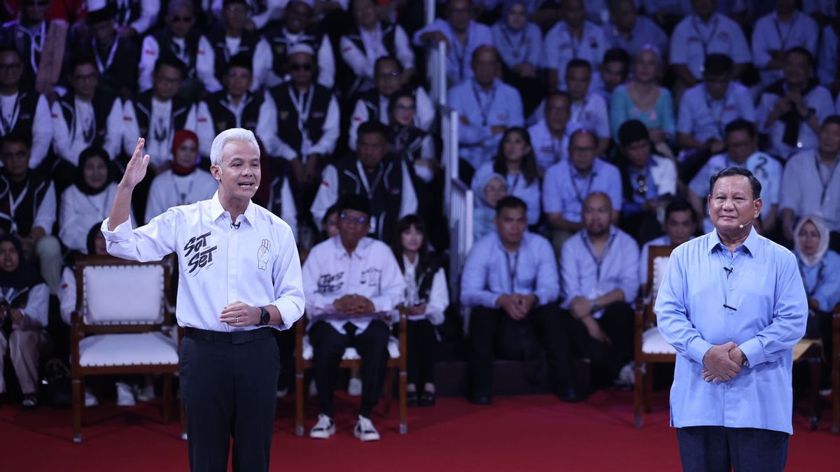 Asked About Human Rights, Prabowo: Come On. Mas Ganjar, Don't Be Politicized