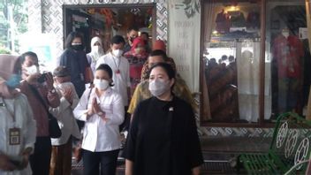 Ditemani Gibran, Puan Maharani Mampir ke Kampung Batik Laweyan Solo Borong 10 Kain dan Pakaian 