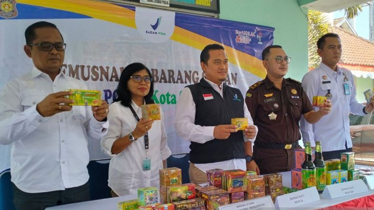 Loka POM Surakarta Destroys Hundreds Of Traditional Drugs Without Circulation Permits