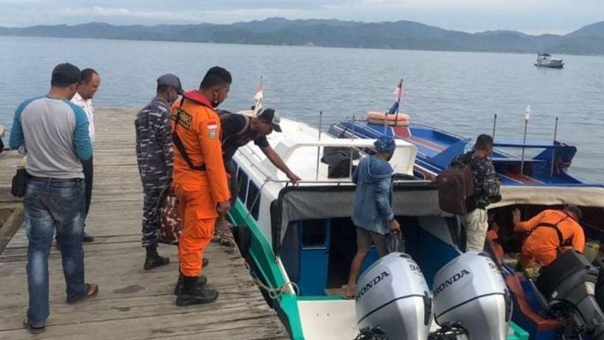 Basarnas Ternate Lakukan Pencarian Warga yang Hilang di Perairan Gane Halmahera Selatan