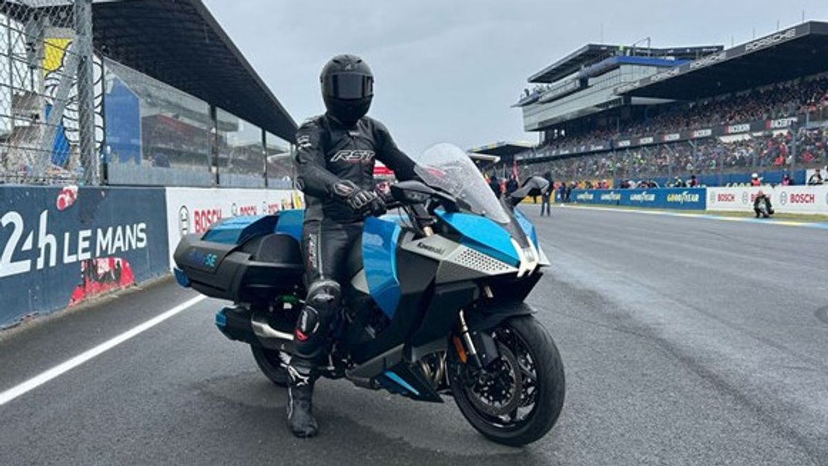 Kawasaki Hydrogen Motorcycle Unjuk Perolehan Ahead Of The 24 Hours Of Le Mans Race