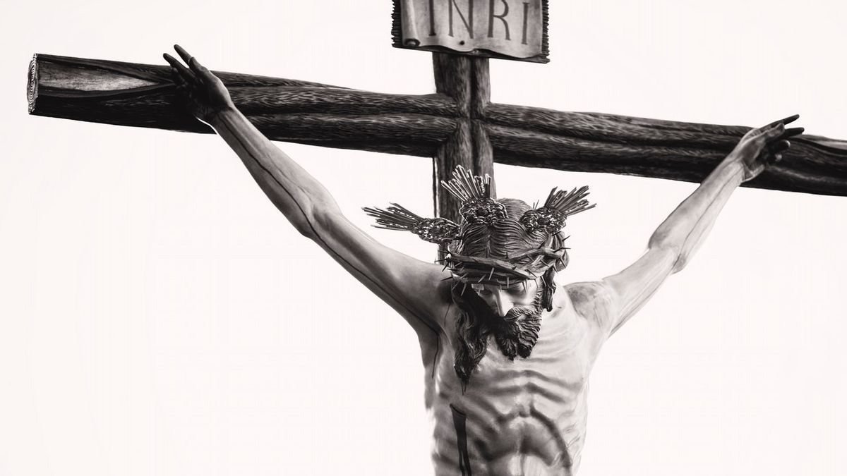 good friday images black and white