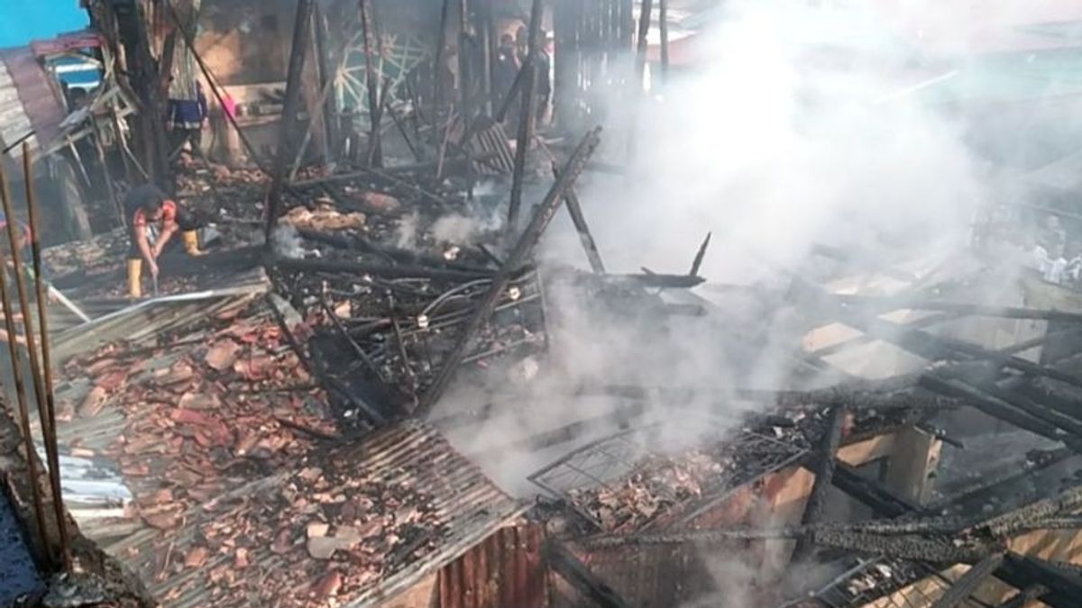 西イリル2世パレンバン・ルーデスの6軒の家が焼失