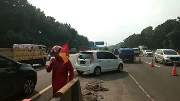 Fill In SPM, Jasa Marga Again Repairs Roads On The Jakarta-Tangerang Toll Road