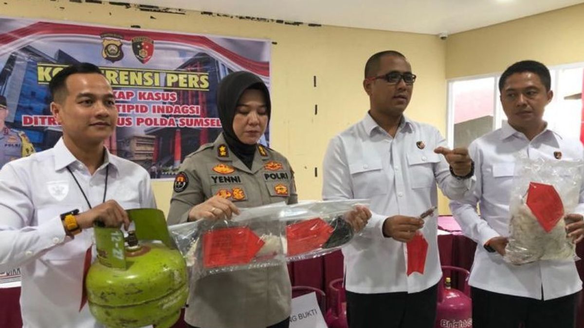 South Sumatra Police Reveals Elpiji Gas Coupling Business