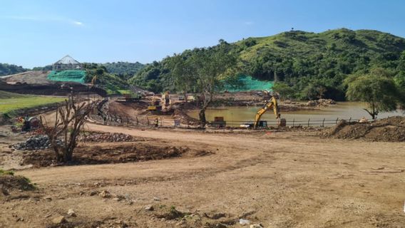 الحفاظ على المياه في لابوان باجو ، تطوير Embung Anak Munting يصل إلى 80 في المائة