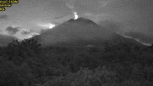 Mount Semeru Eruption Tonight With An Eruption Height Of 600 Meters