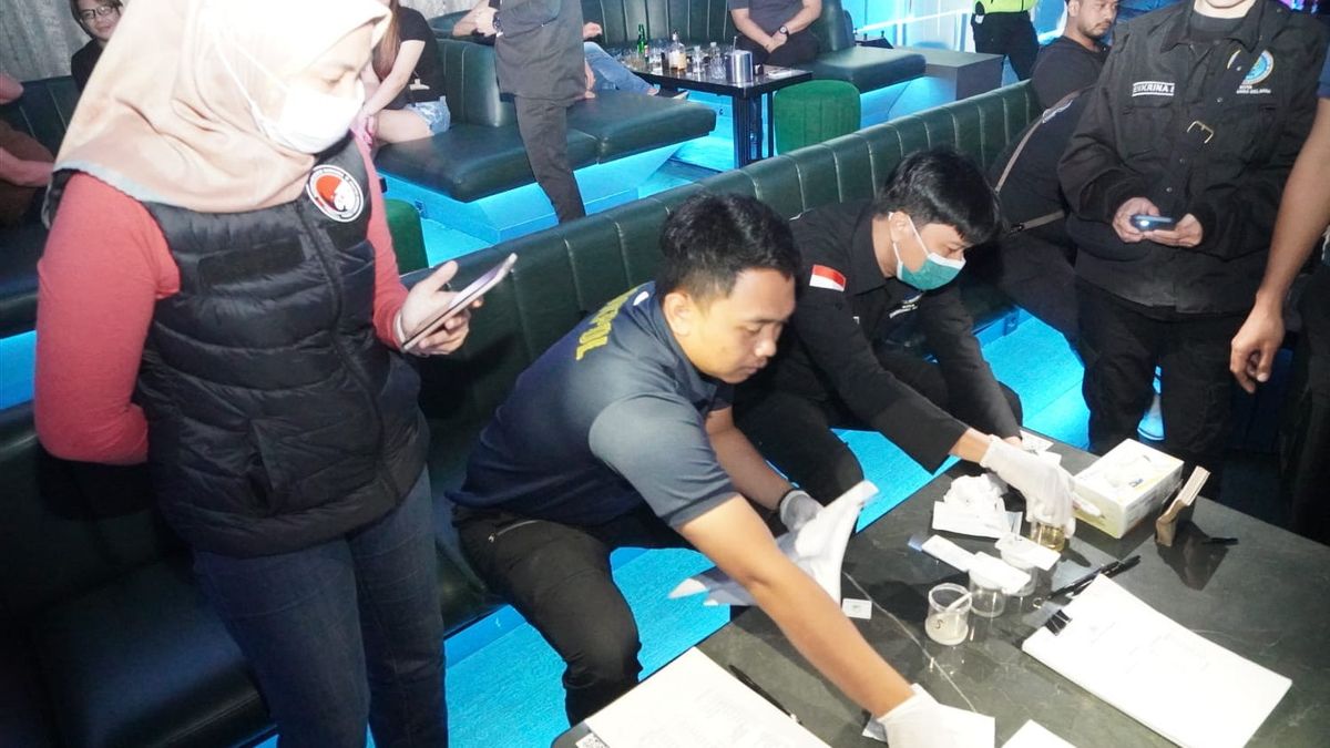 Razia de loisirs soirées dans la régence de Tangerang, la police a sécurisé 1 visiteur positif à la drogue
