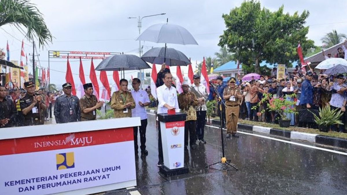 Le président Jokowi a officiellement créé 16 routes à Sulawesi du Nord
