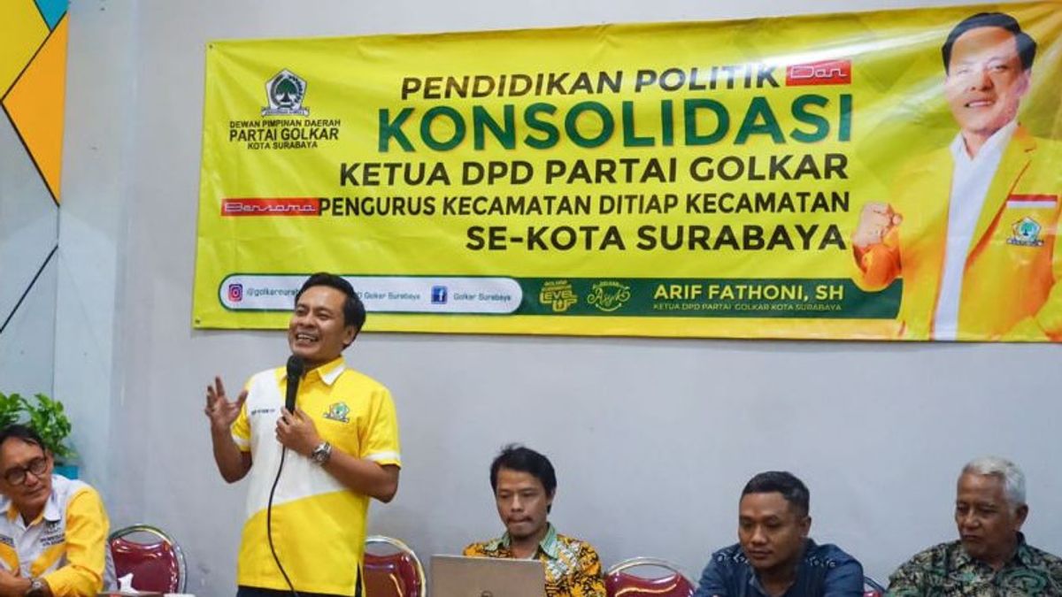 DPD II Golkar Surabaya Siap Tampung Aspirasi Masyarakat  