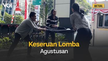 Lomba HUT ke-79 RI di Kantor VOI Media