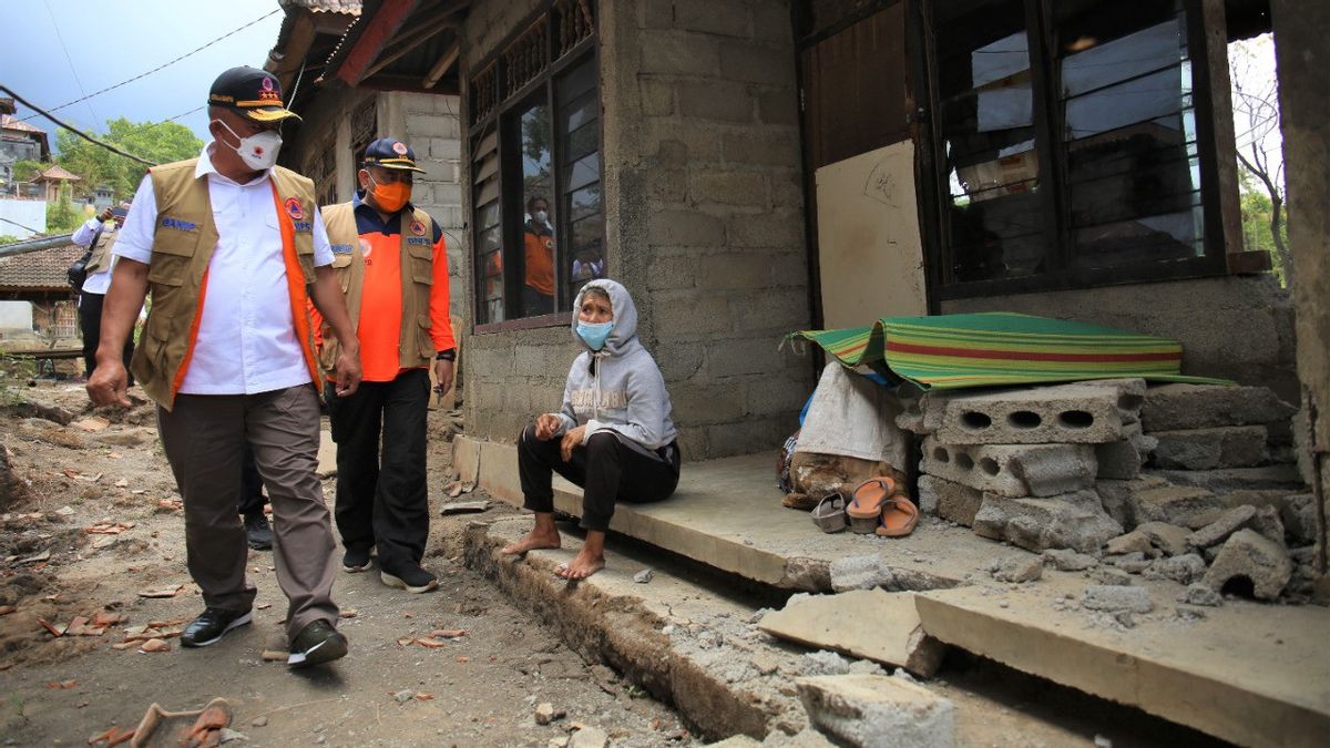 <i>Update</i> Gempa Bali: 269 Rumah Warga Rusak Berat, Status Tanggap Darurat Ditetapkan