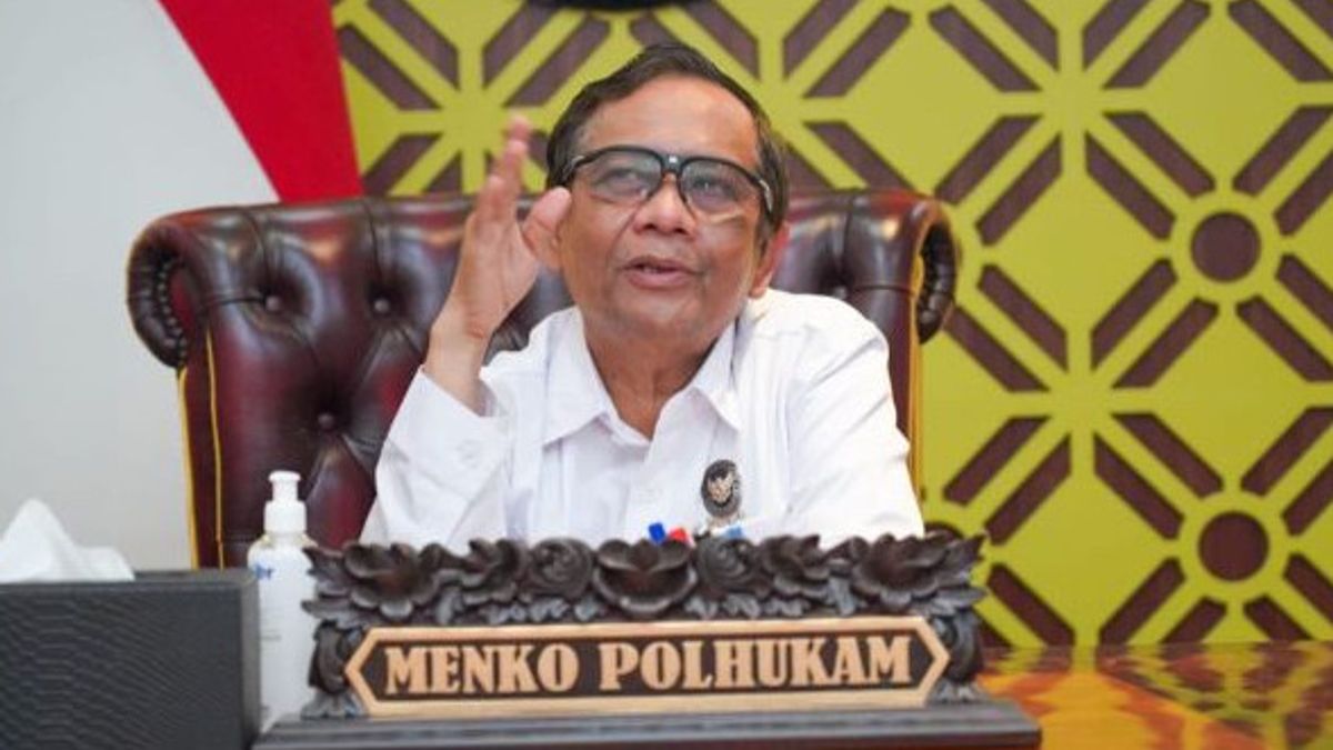 Menkopolhukam Mahfud MD要求BPKP国防部长Prabowo Subianto审计办公室