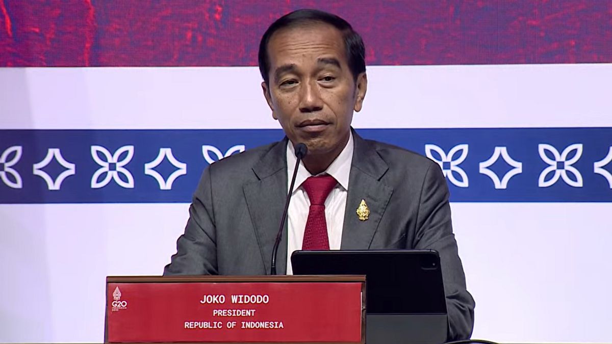 Confirming That The G20 Is An Economic Forum, President Jokowi Asks Not To Be Dragged INTO Politics