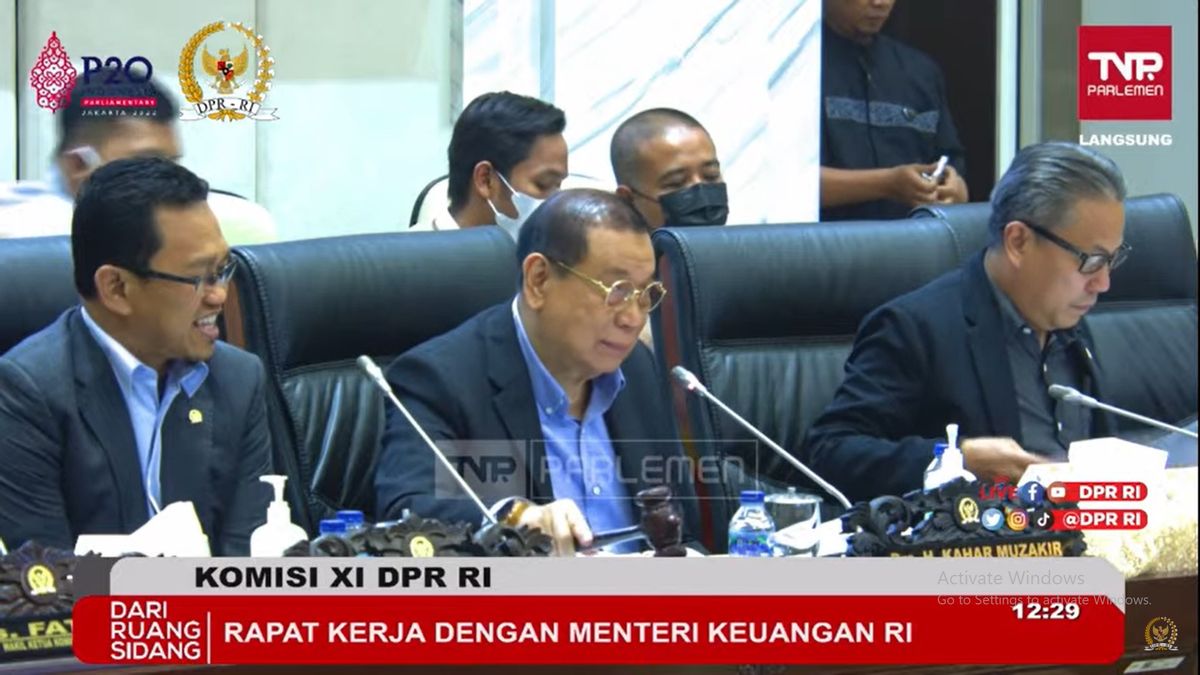 توك! اللجنة الحادية عشرة توافق على ميزانية وزارة المالية لعام 2023 البالغة 45.22 تريليون روبية إندونيسية