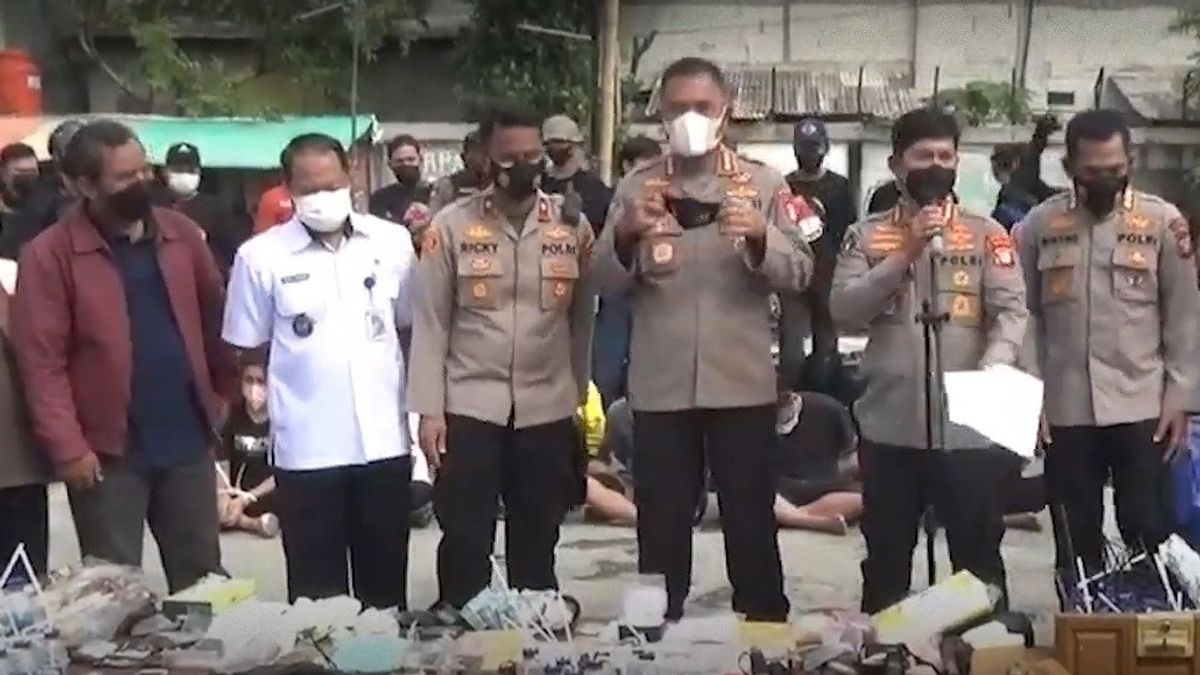 カンプンムアラバハリ麻薬本部は土地で平坦化され、北ジャカルタ市長に約束